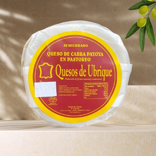 Fromage semi-affiné de chèvre Payoya - Ubrique Entier 2kg